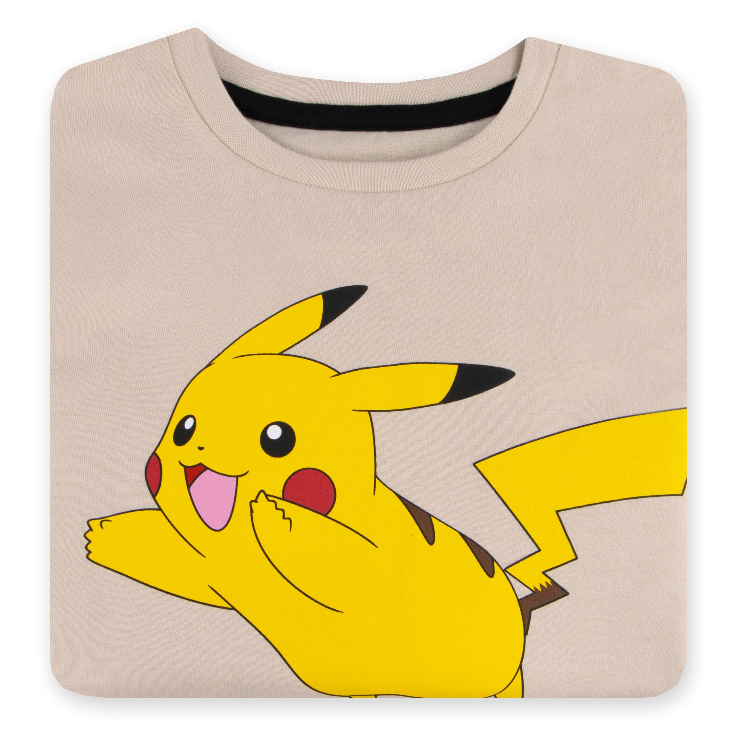 Pokémon T Shirt Garcon, T-Shirt Enfant à Manches Longues, Haut Pikachu Garçon, Vêtements Garçon en Coton