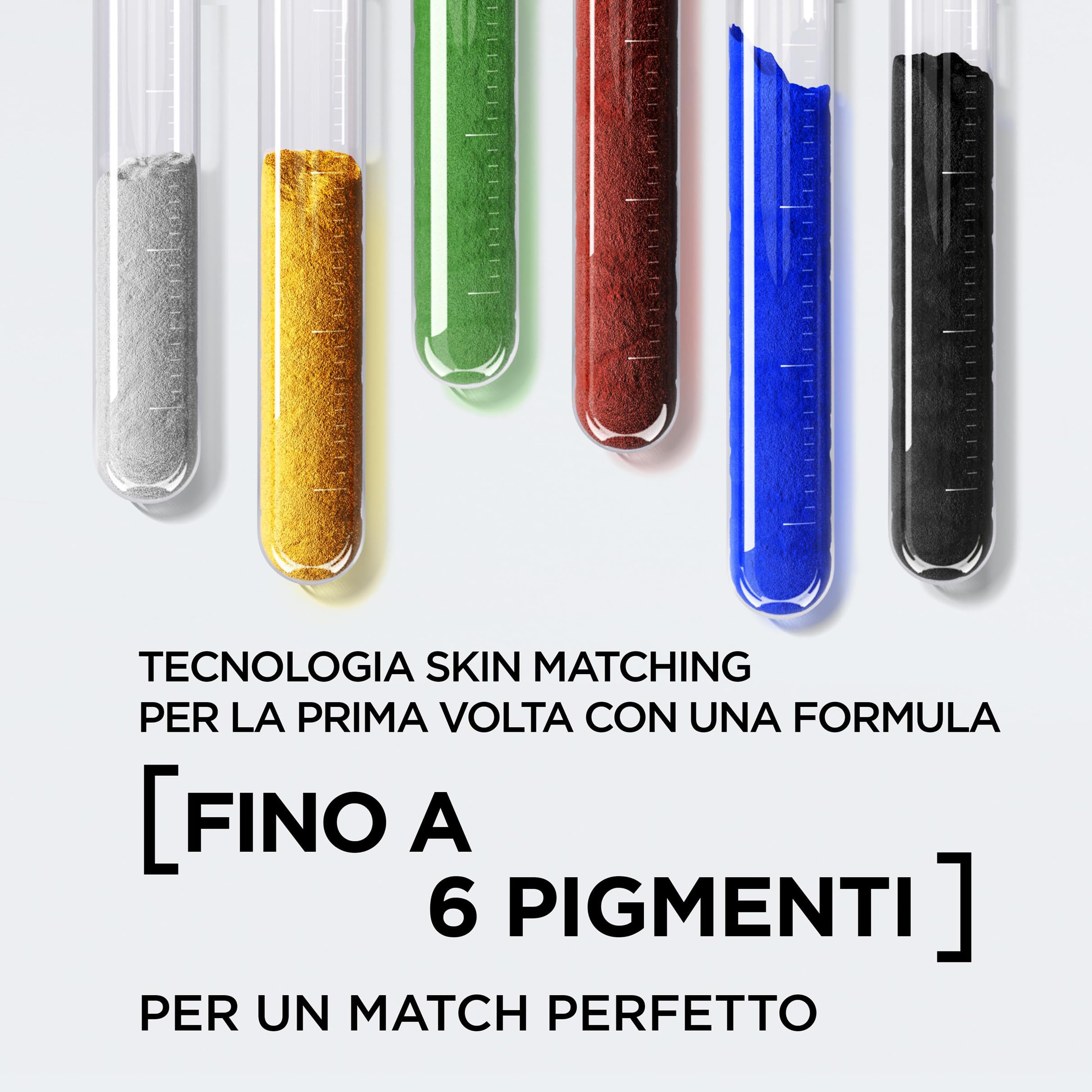 L'Oréal Paris Fondotinta Liquido, Idratazione 24H, Per Tutti Tipi di Pelle, Incarnato dal Colorito Naturale e Uniforme, Formula con Acido Ialuronico, Accord Parfait, 30 ml, 9N Truffle