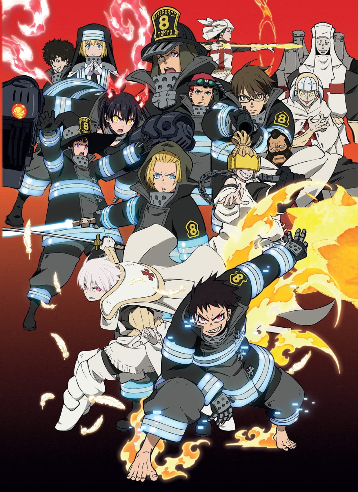 Fire Force (vers. italiana) St.1 - Bd (3 Bd) Ltd + 2 Booklet & Card Numerata