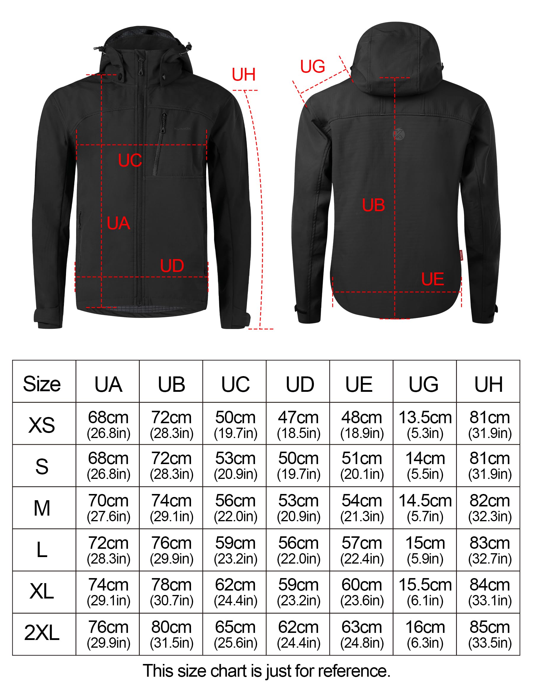KUTOOK Giacca Softshell Uomo Invernale Giacche Trekking Uomo in Pile Giacca Tattica Militare con Cappuccio Staccabile Idrorepellente Antivento per Montagna Trekking Escursionismo