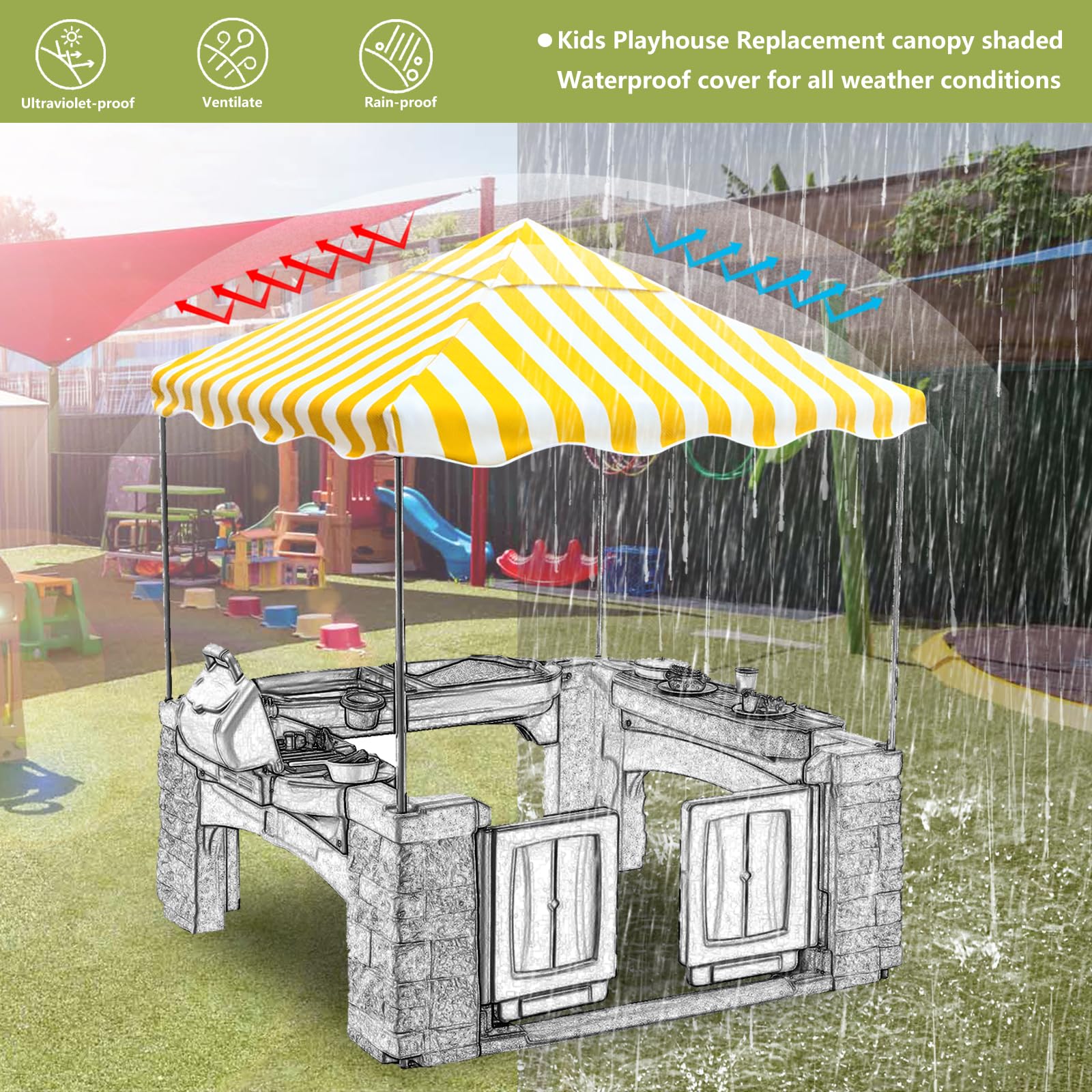 Playtime Patio Parts Baby Playpen YardJoyliz All Around Playtime