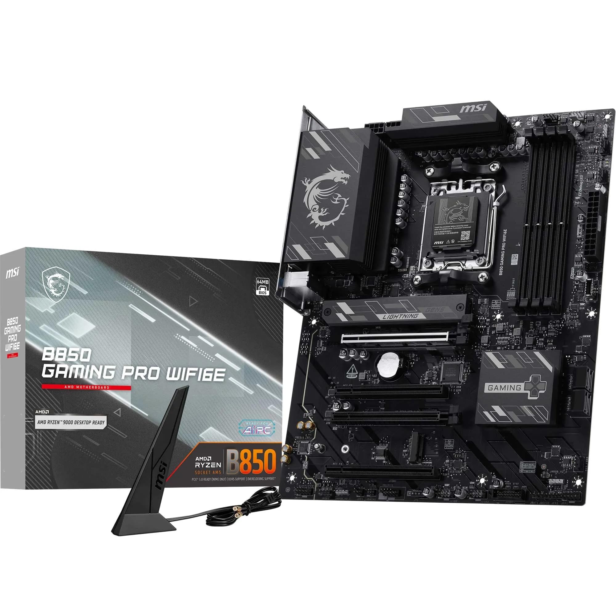 Amazon.com: MSI B850 Gaming PRO WIFI6E Motherboard, ATX - Supports