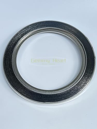 Miniatura 5 de Junta espiral para heridas con anillo interior SUS304, relleno de grafito, 5 piezas 12 '' DN15