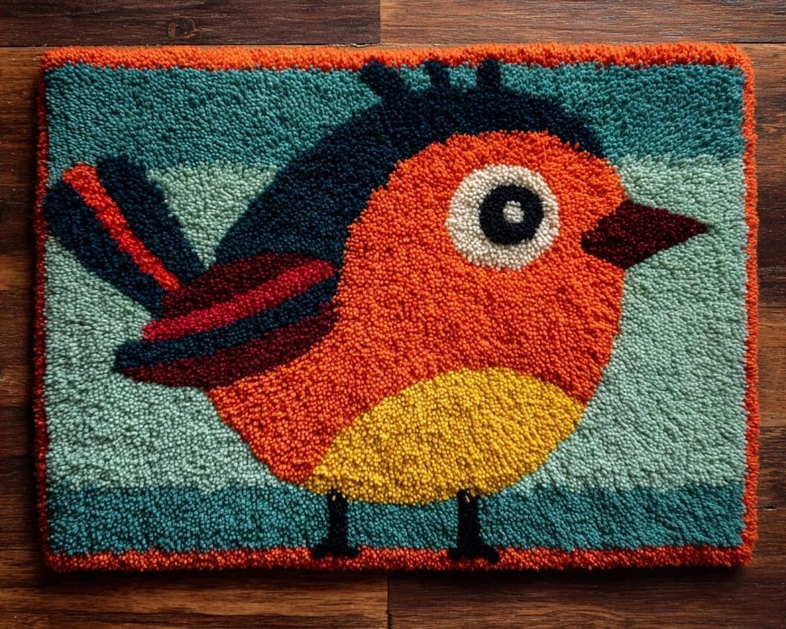 Wallphantom Latch Hook Crafts Kits for Adults,Robin
