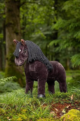 Miniatura 2 de LeMieux. Caballo de juguete Pony Freya para niños - Marrón - Abrigo suave - Flexible - Juego de simulación - Caballo de peluche - Regalo para niños