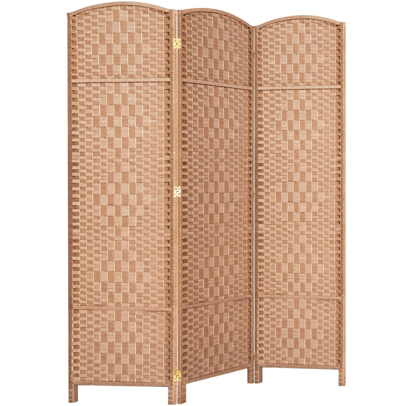HALLYBEE Room Divider, Room Dividers and Folding Privacy Screens, 16in Privacy Screen, 3 Panel Temporary Wall Partitions, 6ft Space Separation Panel