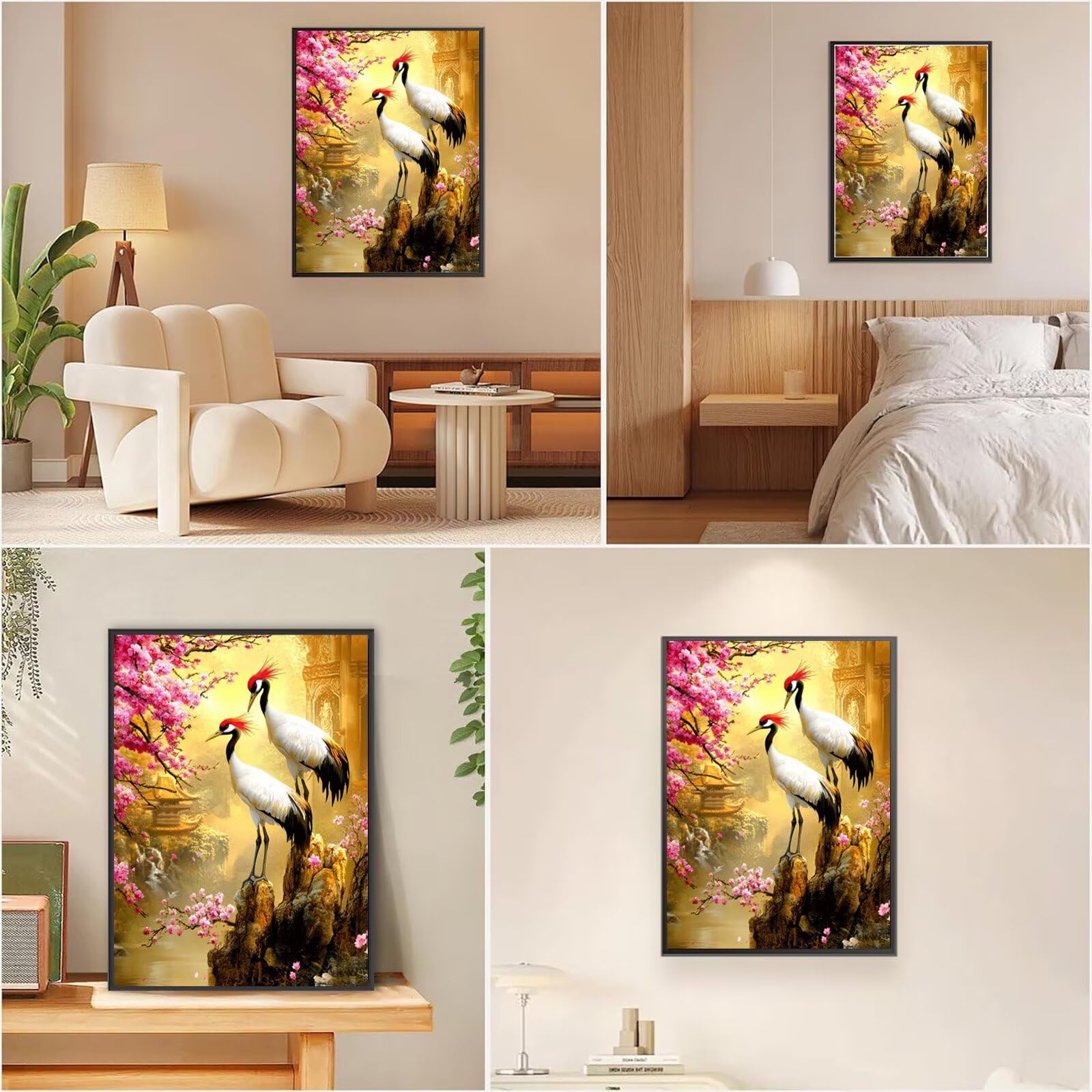 Diamond Painting Erwachsene Uralt 5D Diamond Painting Landschaft Muster DIY Set Erwachsene Anfänger Vollbohrer Diamanten Malerei Stickerei Bastelset für Zimmer Wand Deko Schlafzimmer 70x100cm,Model713
