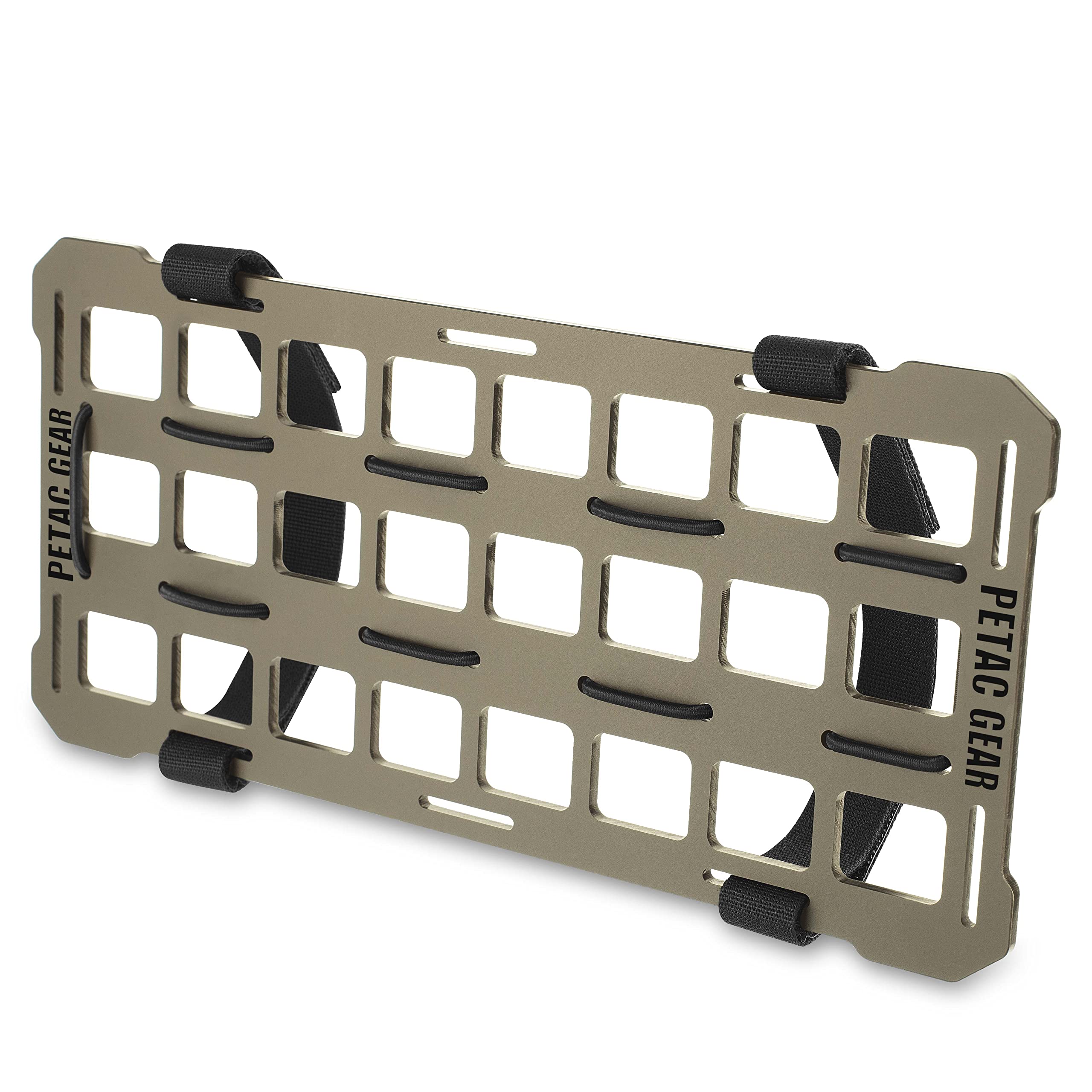 PETAC GEAR Car Sun Visor EDC Orgnaizer|Auto Rigid Molle Panels For Vehicles Car Seat Back Organizer Tactical Gears Rack Truck Mount Panels (Dark Earth)