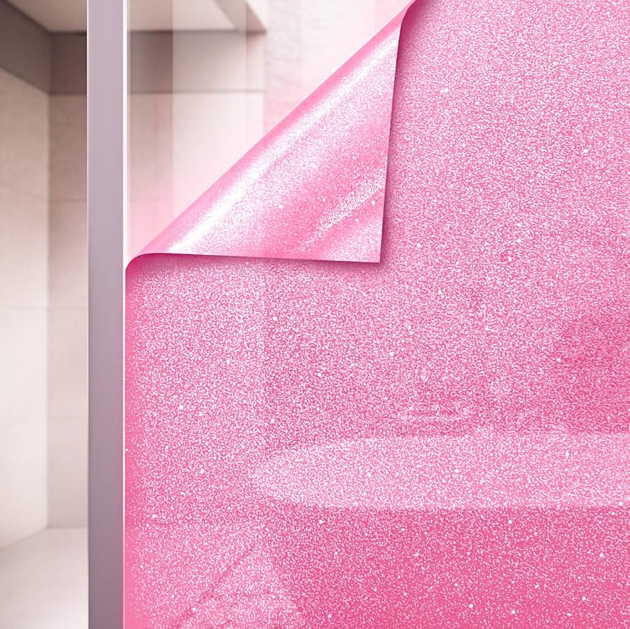 ステンドグラス　pink fox Amazon.com: Pink Static Cling Decorative Window Film Vinyl