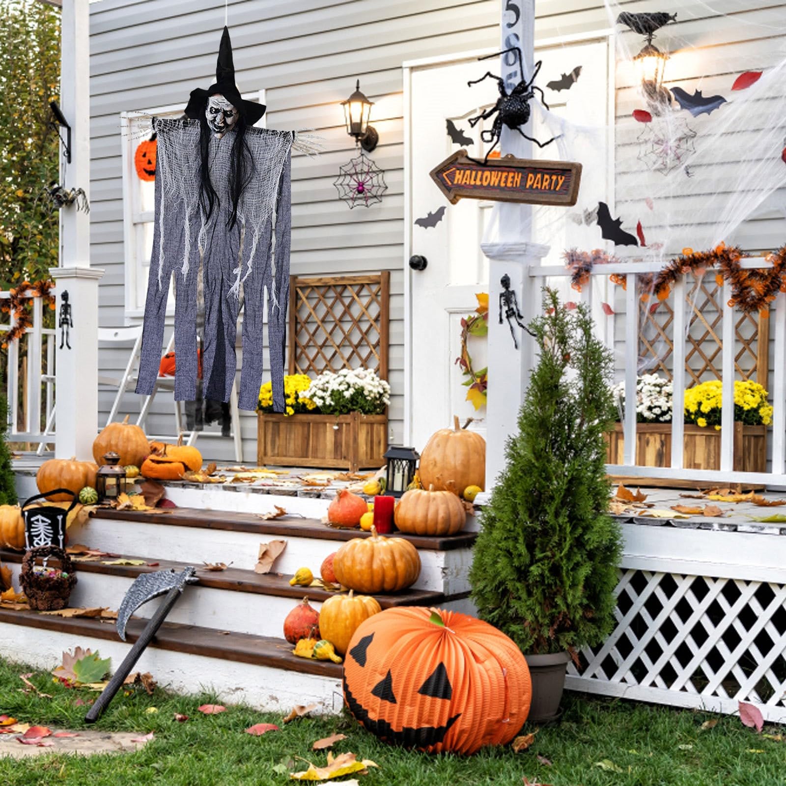Halloween Gefängnis Dekoration - Gruselige Skelett-Figuren Mit Bewegungssensor