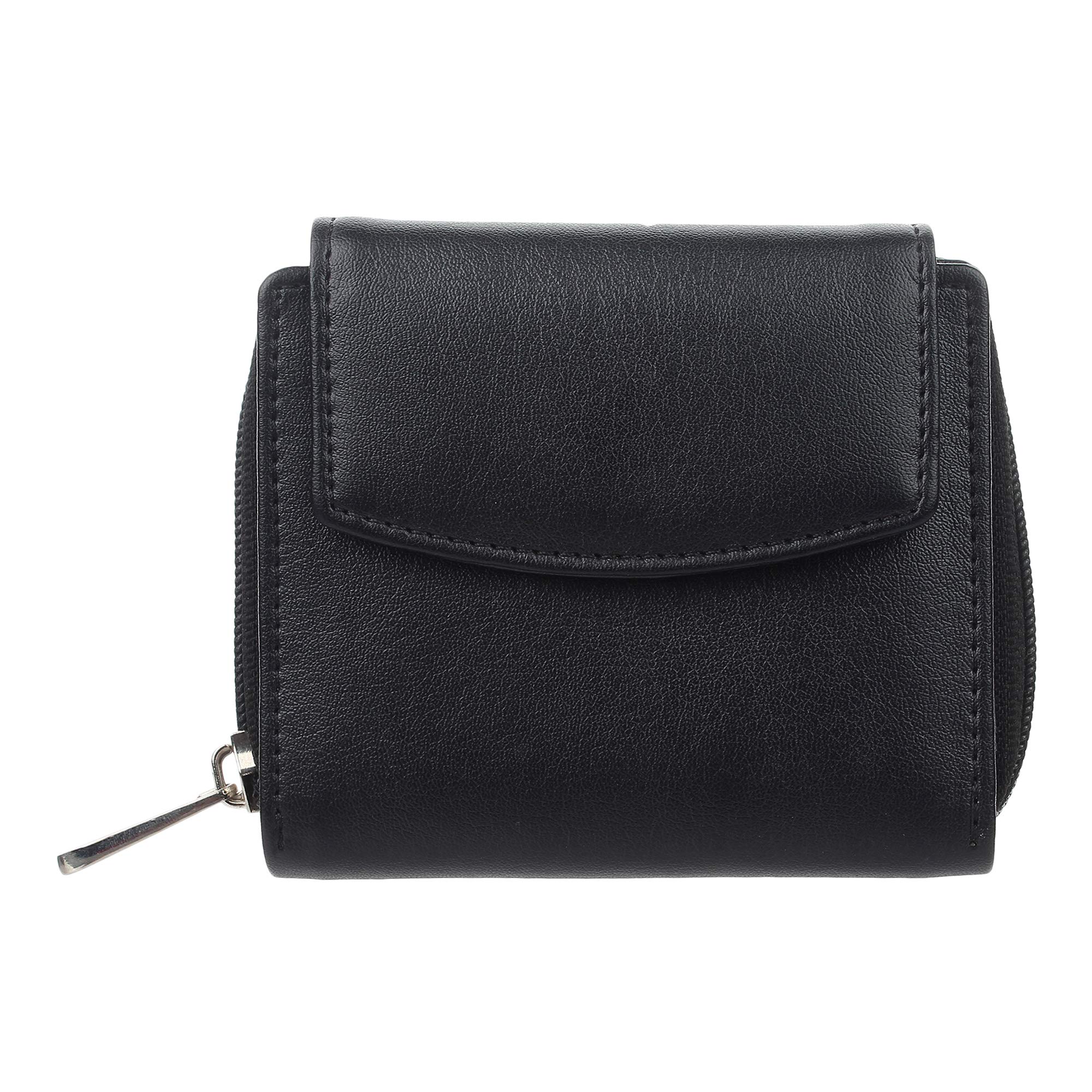 Artifical Leather Women's Wallet (Black)-image-28