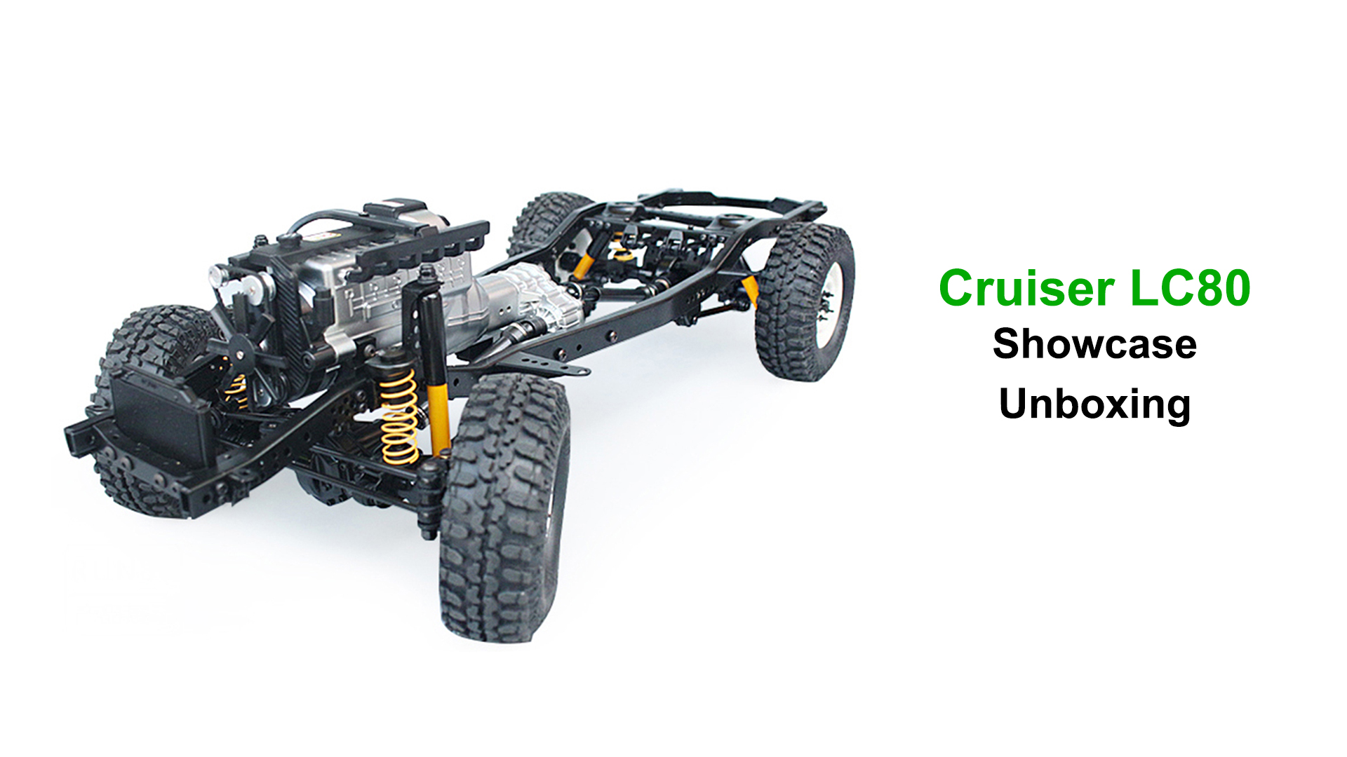 RCRUN /RUN80 1/10 スケールモデル RCRun Run80 1:10 Scale Land Cruiser RC Crawler - RC-TNT
