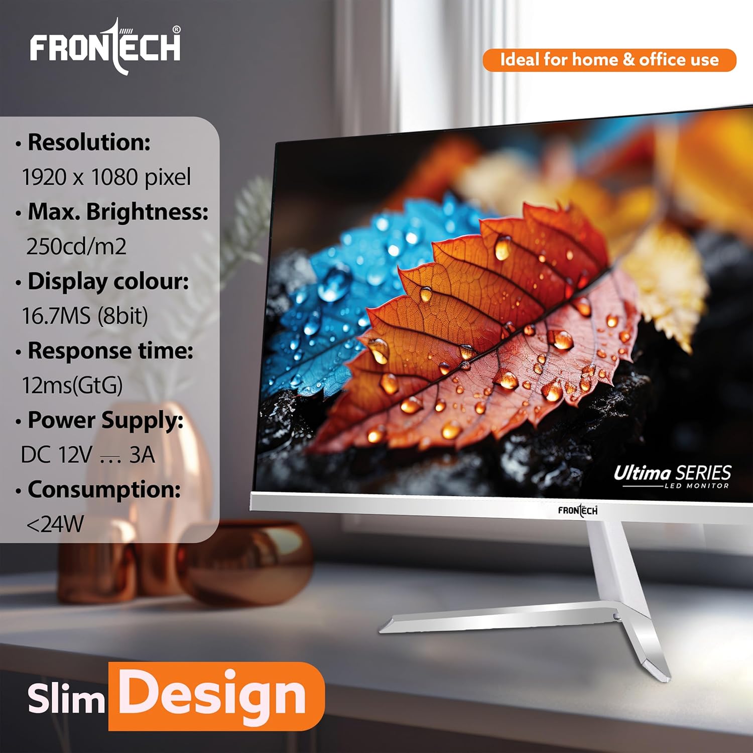 Buy FRONTECH Ultima Series 24 Inch LED Monitor (MON-0072) 3 FRONTECH Ultima Series 24 Inch LED Monitor