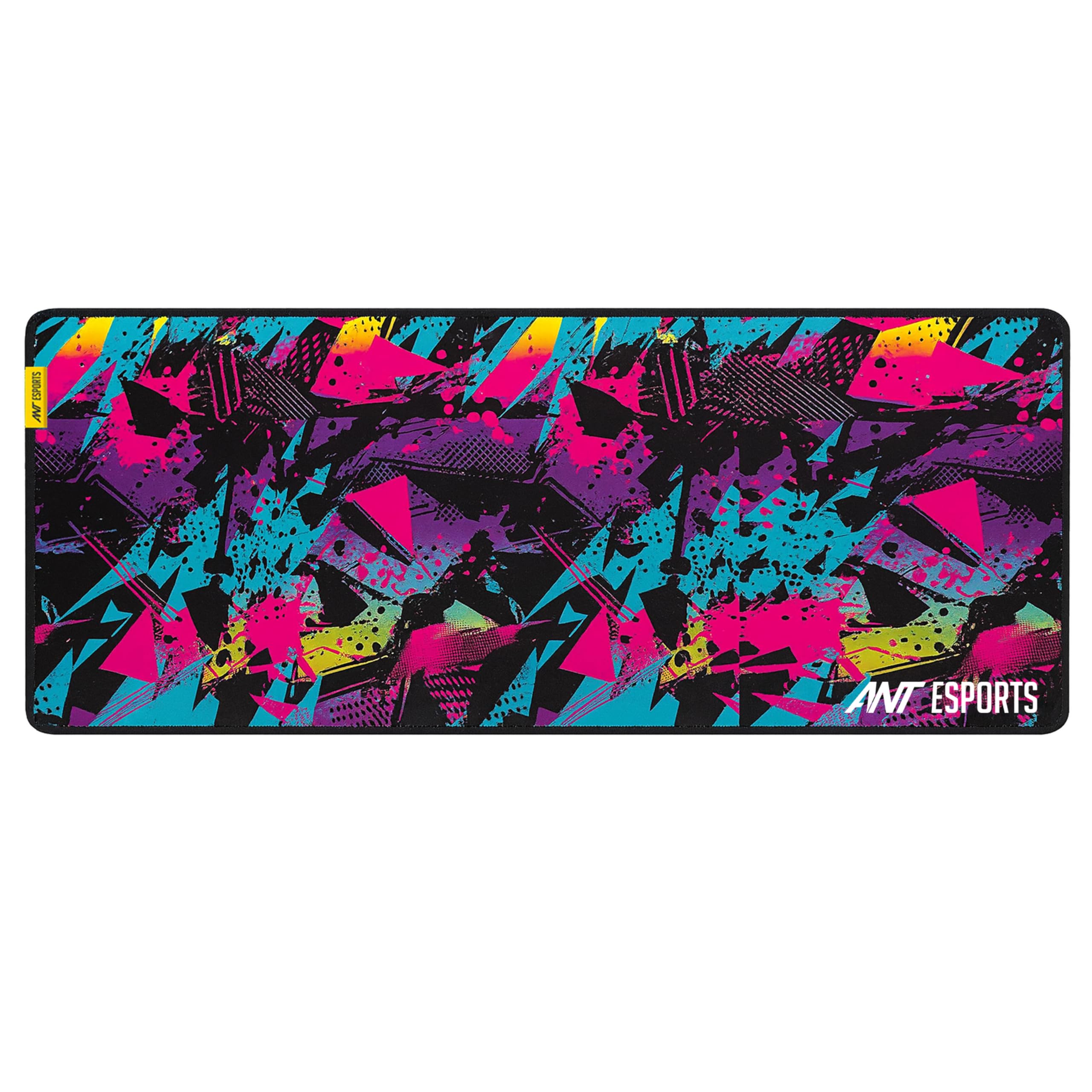 Ant Esports Sneakerz Unique Mouse Pad Gaming Mouse Pad Extended Mouse Mat for Mouse Keyboard with Stitched Edges Waterproof Non-Slip Base Mousepads for Office Home Shop Gaming EXTRA LARGE_Multi Colour