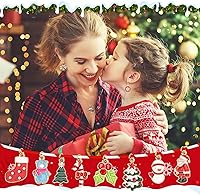 Vista 6 de SANNIX 350Pcs Christmas Charms for Jewelry Making, Gold Enamel Charms Christmas Charm Pendants for DIY Crafts Bracelets Necklace Earrings Craft