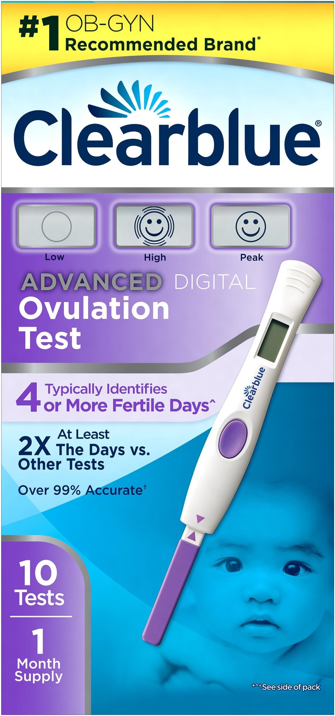 Advanced Digital Ovulation Test, 10 Ovulation Tests