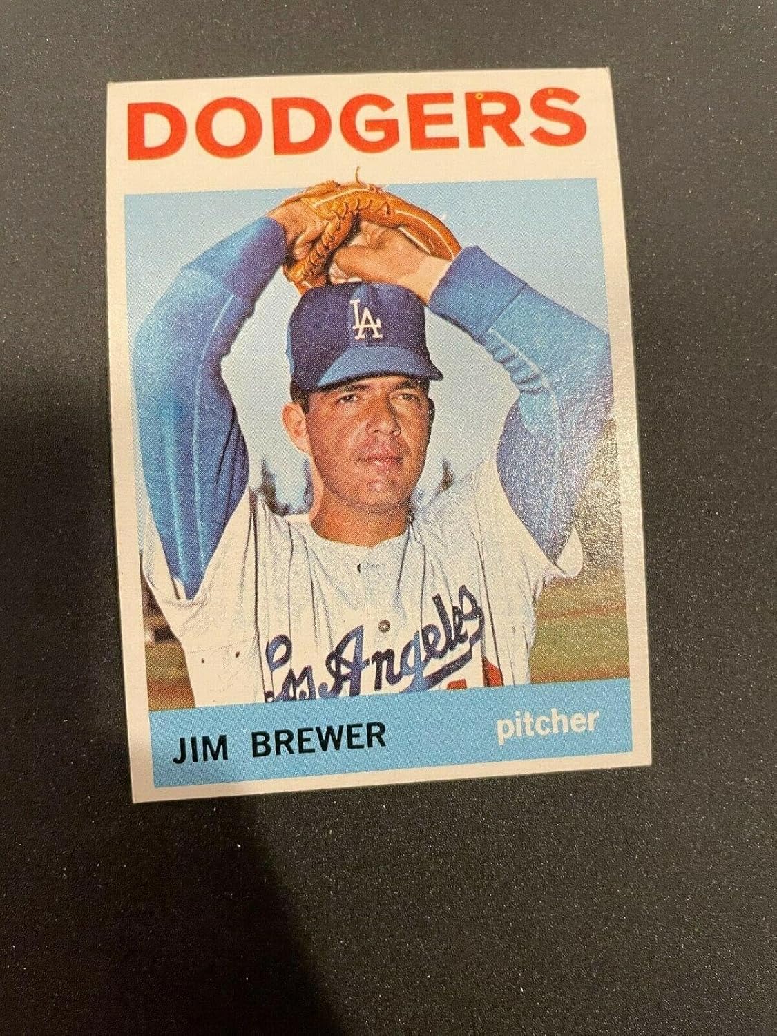 1964 Topps #553 Jim Brewer Los Angeles Dodgers Baseball Card Nm/mt Set Break - Slabbed Baseball Cards