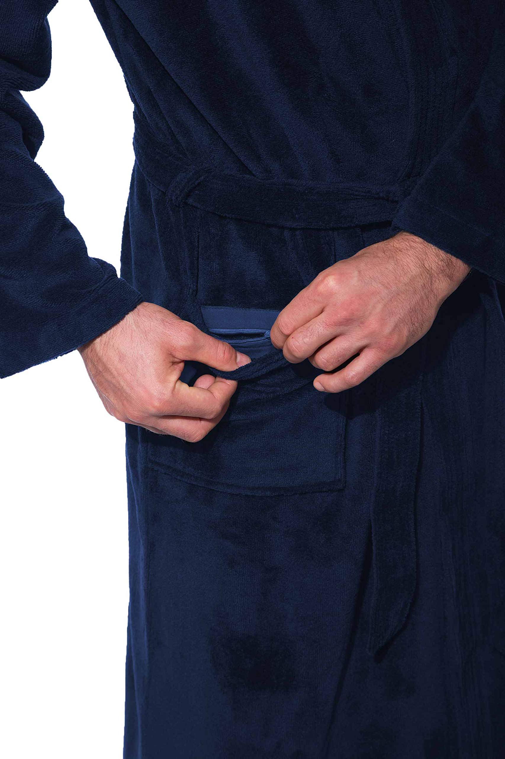Morgenstern Kimono Bademantel Adam für Herren wadenlang