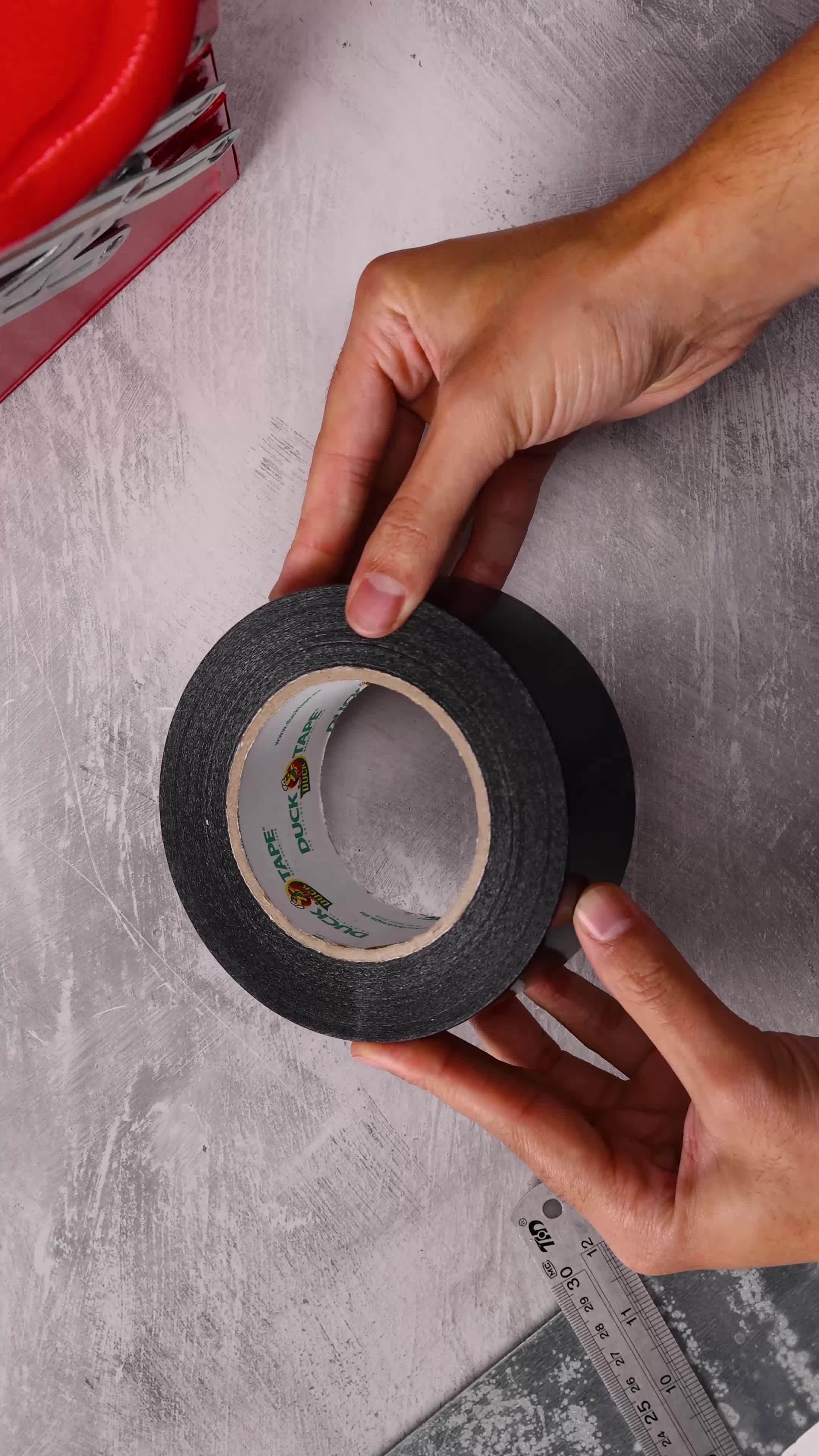 Duct tape | Duck | 25 meter (Textieltape, Waterdicht, Zwart, 50 mm
