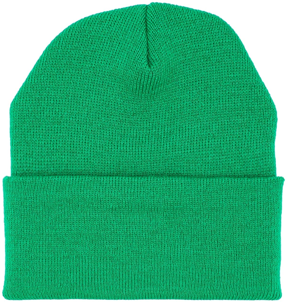 KBETHOS Made in USA Classic Men's Women's Cuffed Folded Acrylic Knit Beanie Hat Solid Unisex Cold