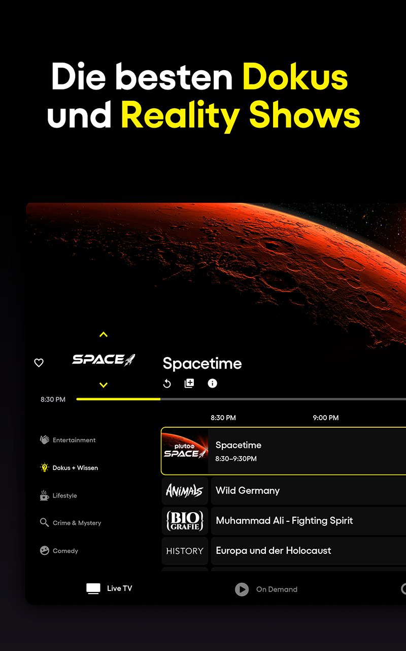 Pluto TV - Filme & serie kostenlos streamen:Amazon.de:Appstore for Android
