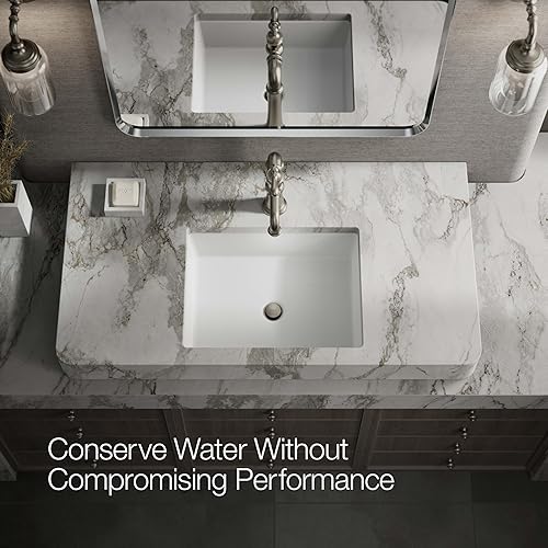 Miniatura 9 de KOHLER Artifacts Gentleman's - Grifo de lavabo de baño con mango único, 1,2 gpm