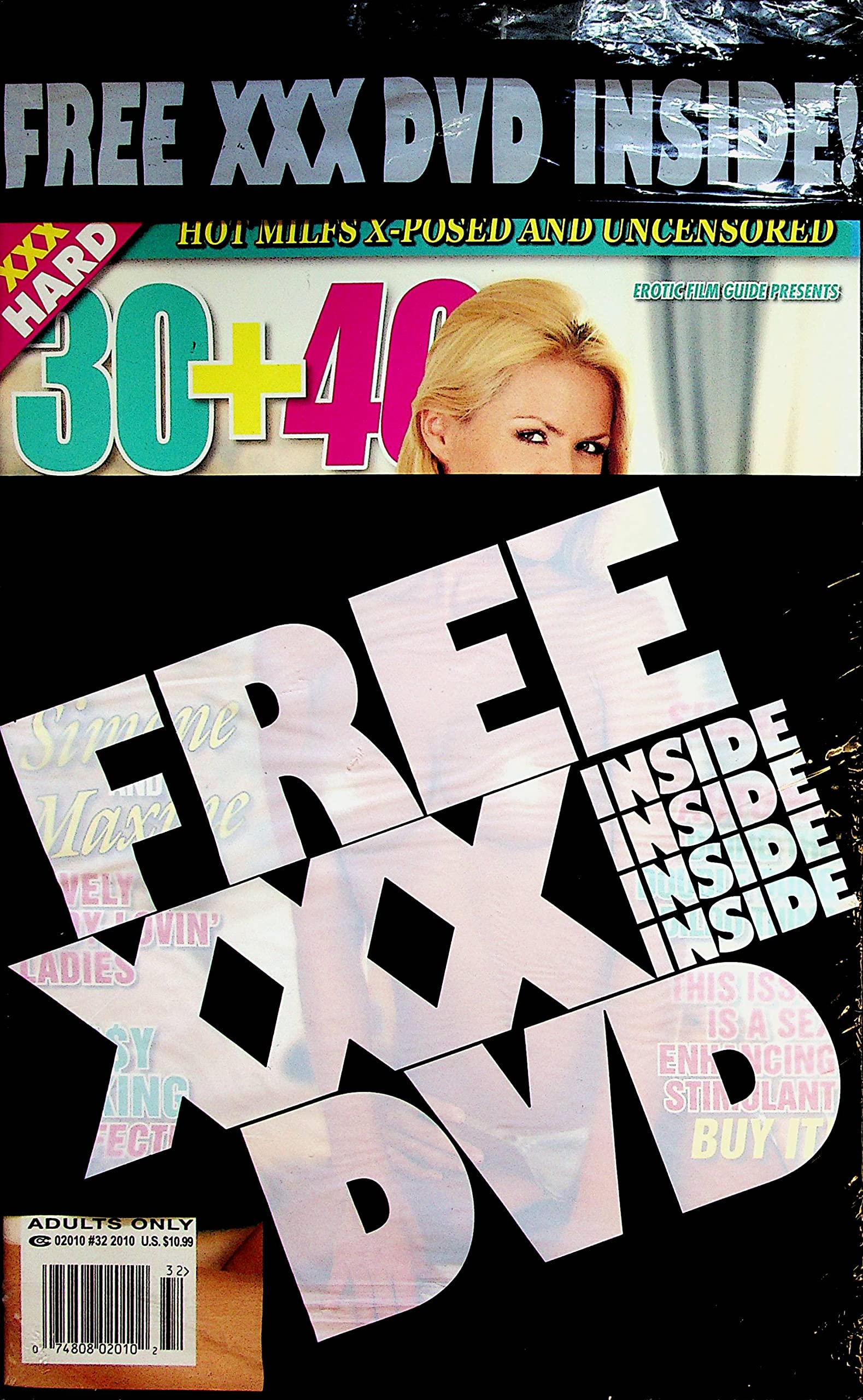 30 + 40 Men's Magazine Simone And Maxine #32 2010 w/DVD