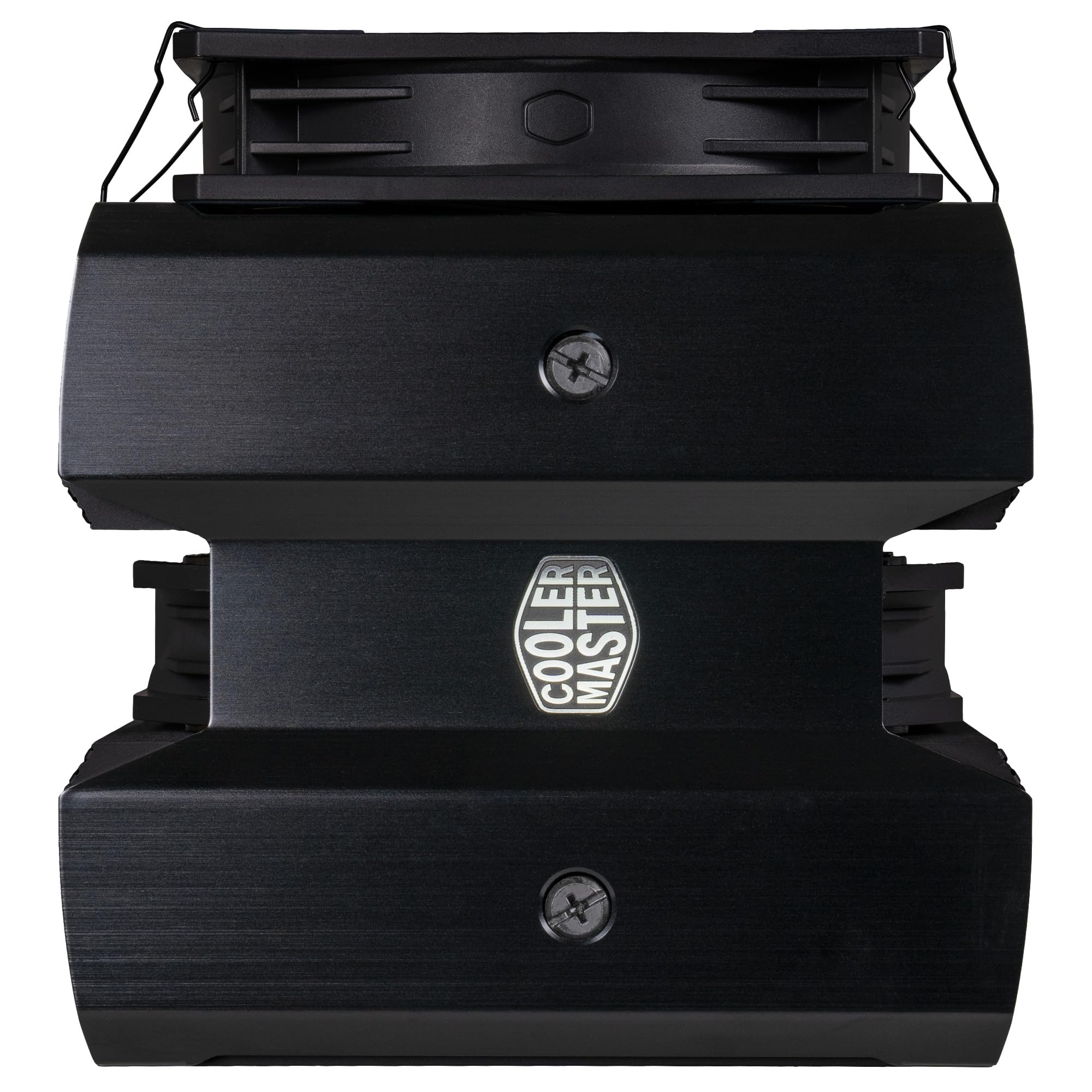 Cooler Master MasterAir MA824 Stealth Disipador de CPU – Heatsink Dual, Ventiladores Push Pull Mobius 135 y 120, 8 Heat Pipes Compuesto Superconductor, Espacio para RAM, Compatible Sockets Intel y AMD