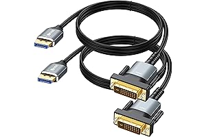 DisplayPort to DVI Cable 6ft - The Ultimate Visual Connection