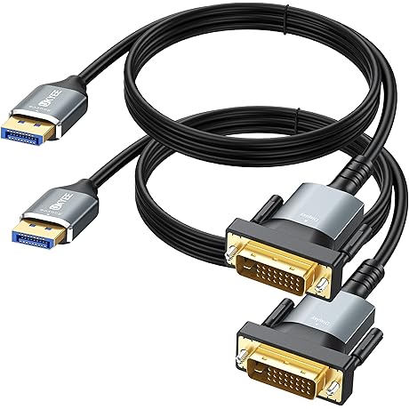 DisplayPort to DVI Cable 6ft - The Ultimate Visual Connection