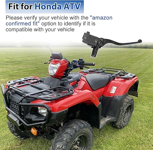 Miniatura 6 de M MATI Cilindro maestro de freno delantero para Honda ATV TRX 200 250 300 350 420 500 500 ATC 200 250 350 45510-HR3-305