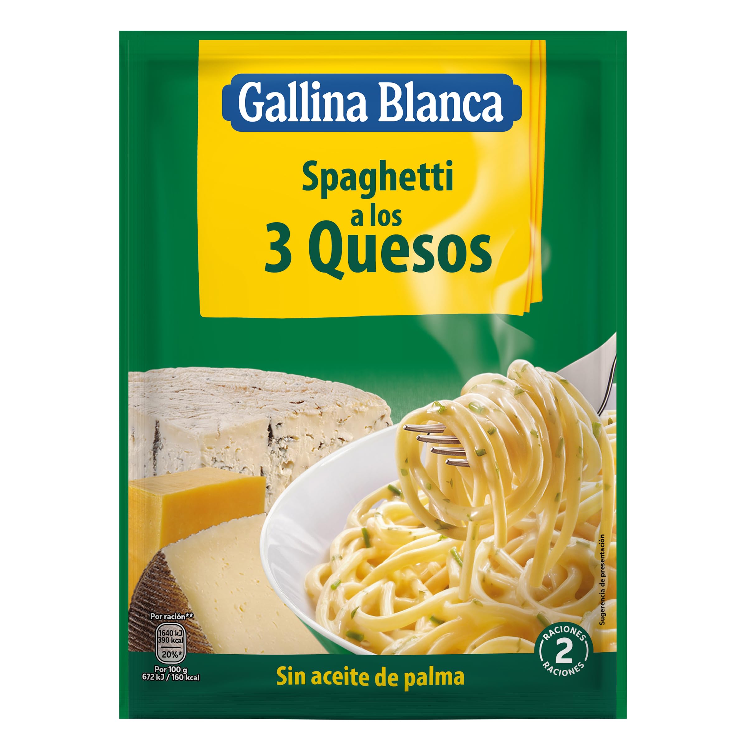 Gallina Blanca Spaghetti 3 Quesos, 175g