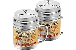 [Pack of 2] Seasoning Spice Shakers - Dry Rub Shakers
