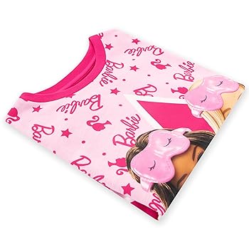 Pigiama Barbie Fashionista - Camicia Notta Bambina | Manica Corta | 100% Poliestere