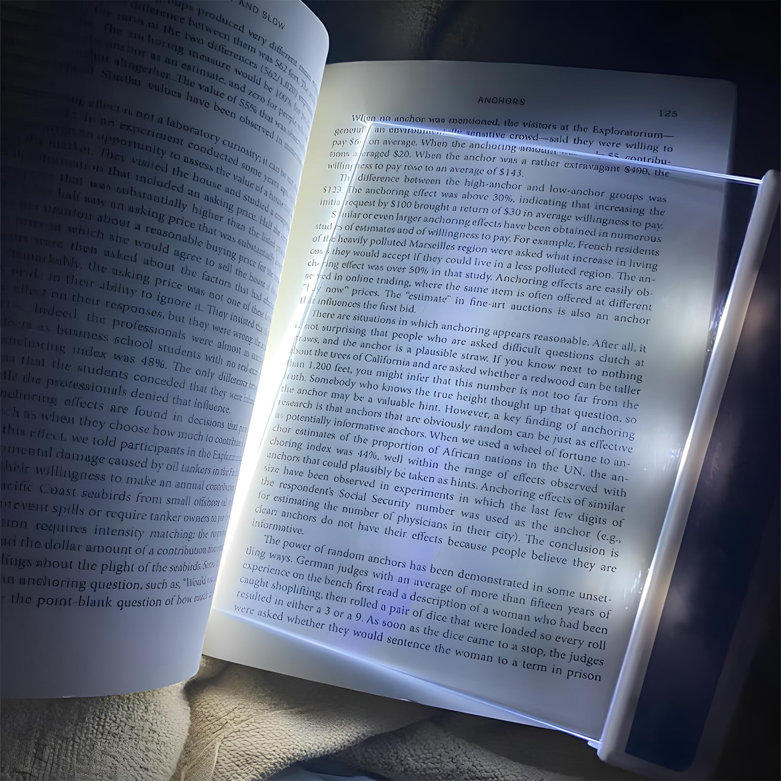 Luce per libro, luce da lettura con clip per libri, ricaricabile a LED trasparente, luci piatte per leggere a letto di notte, con 3 colori e timer, luce da lettura, pannello dimmerabile, luce a pagina