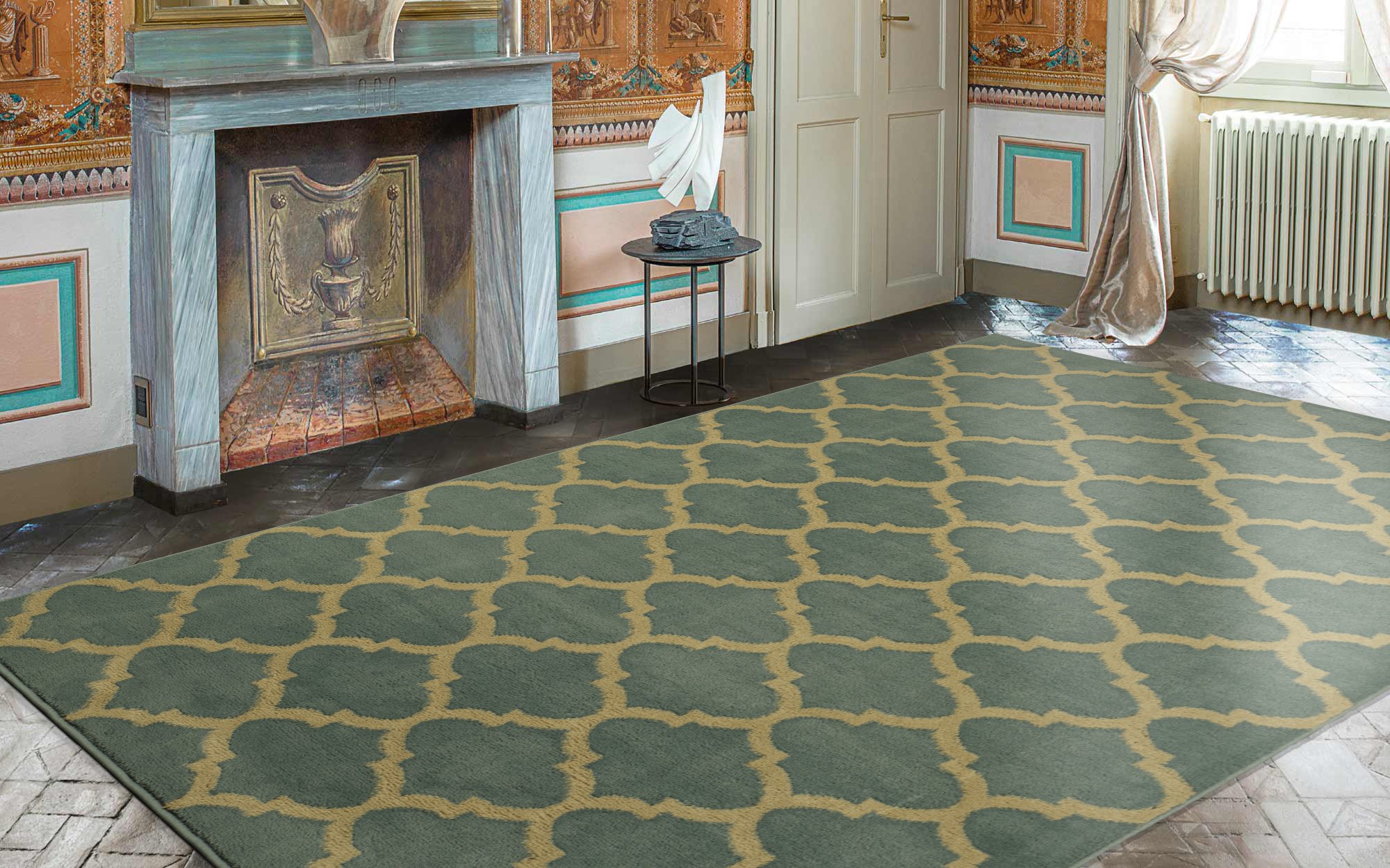 Trellis Pattern Rug FREE PATTERNS