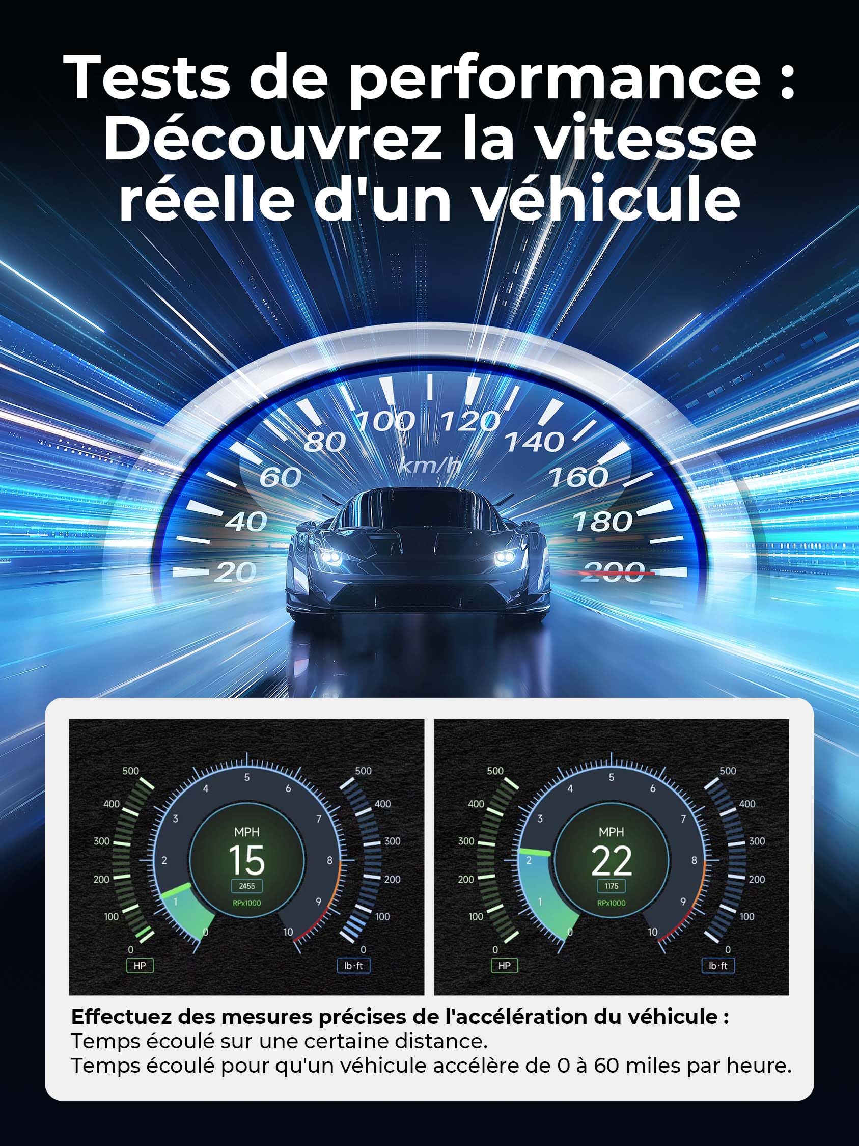 TOPDON Topscan Lite Scanner OBD2 Bluetooth, Outil de Diagnostic sans Fil OBDII pour Tous Les Systèmes Test Actif Lecteur Codes de Voiture Test du Véhicule pour iPhone Android, Logiciels 1 an Gratuit
