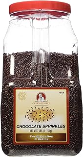 12 Brazilian Dessert Recipes with Traditional Sweet Flavors 4 Chef's Quality Chocolate Sprinkles, 7 lb.