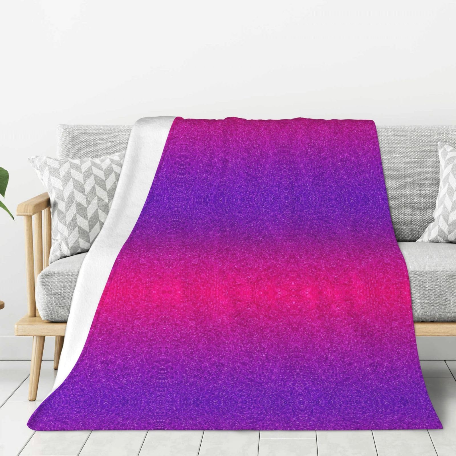 Couverture flanelle micro-polaire douce chaude plaid lit canapé
