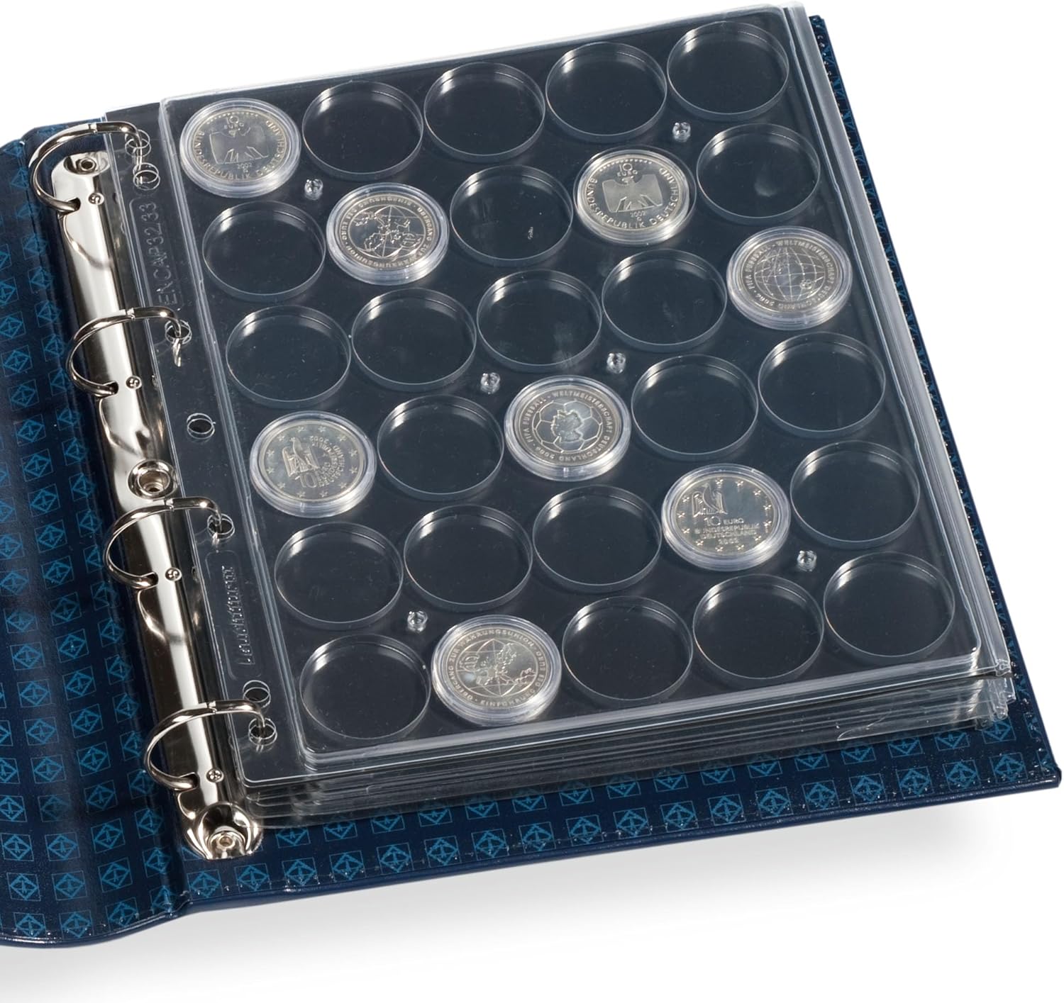 Lighthouse Plastic Sheets ENCAP, Clear Pockets for 30 Coins with a Diameter Between 30 and 31 mm