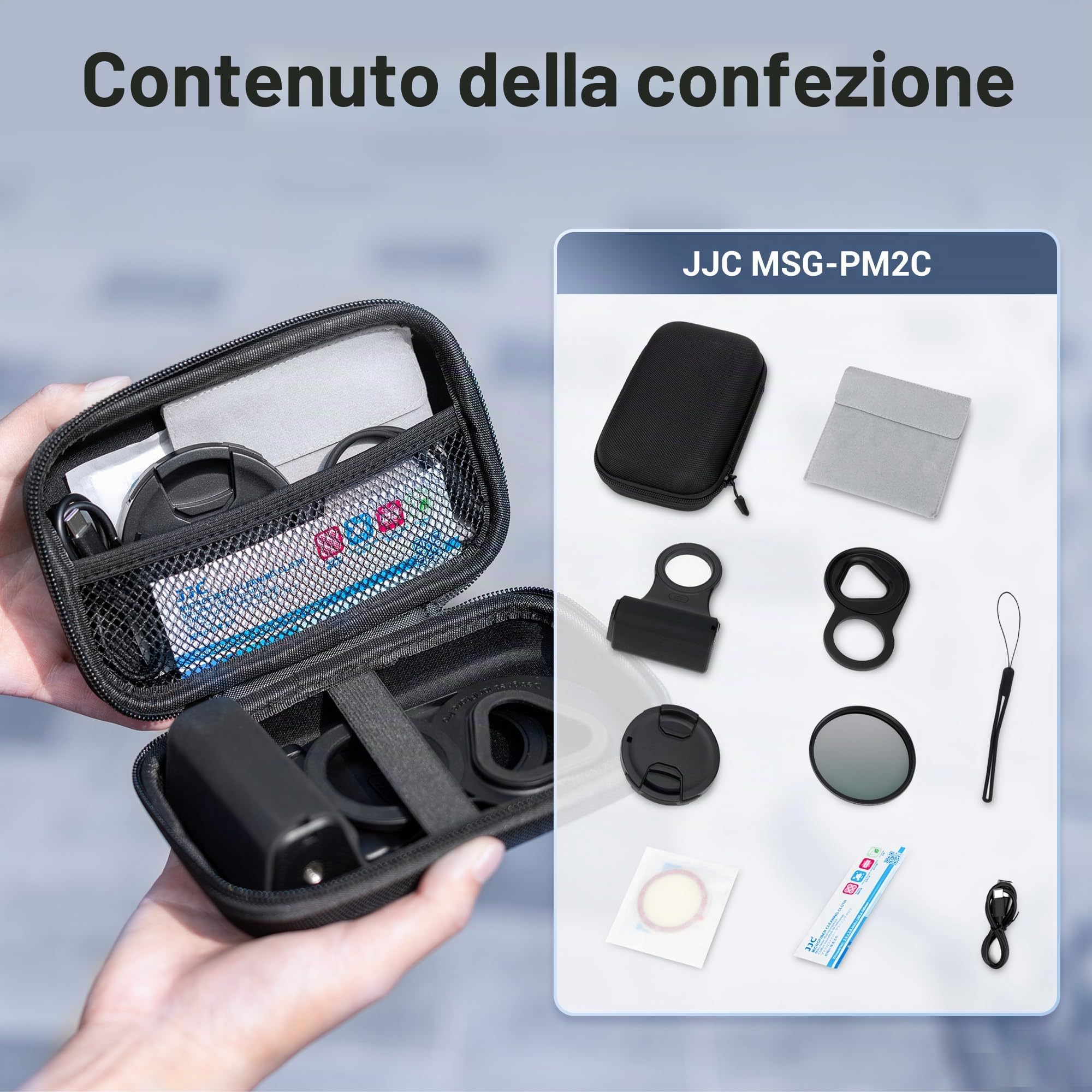 JJC Handgirp - Filtro magnetico per telefono, filtro CPL da 67 mm, kit 3 in 1 per iPhone 17 Pro Max/16 Pro Max/15 Pro Max/14 Pro Max, set di filtri magnetici a scatto per fotocamera