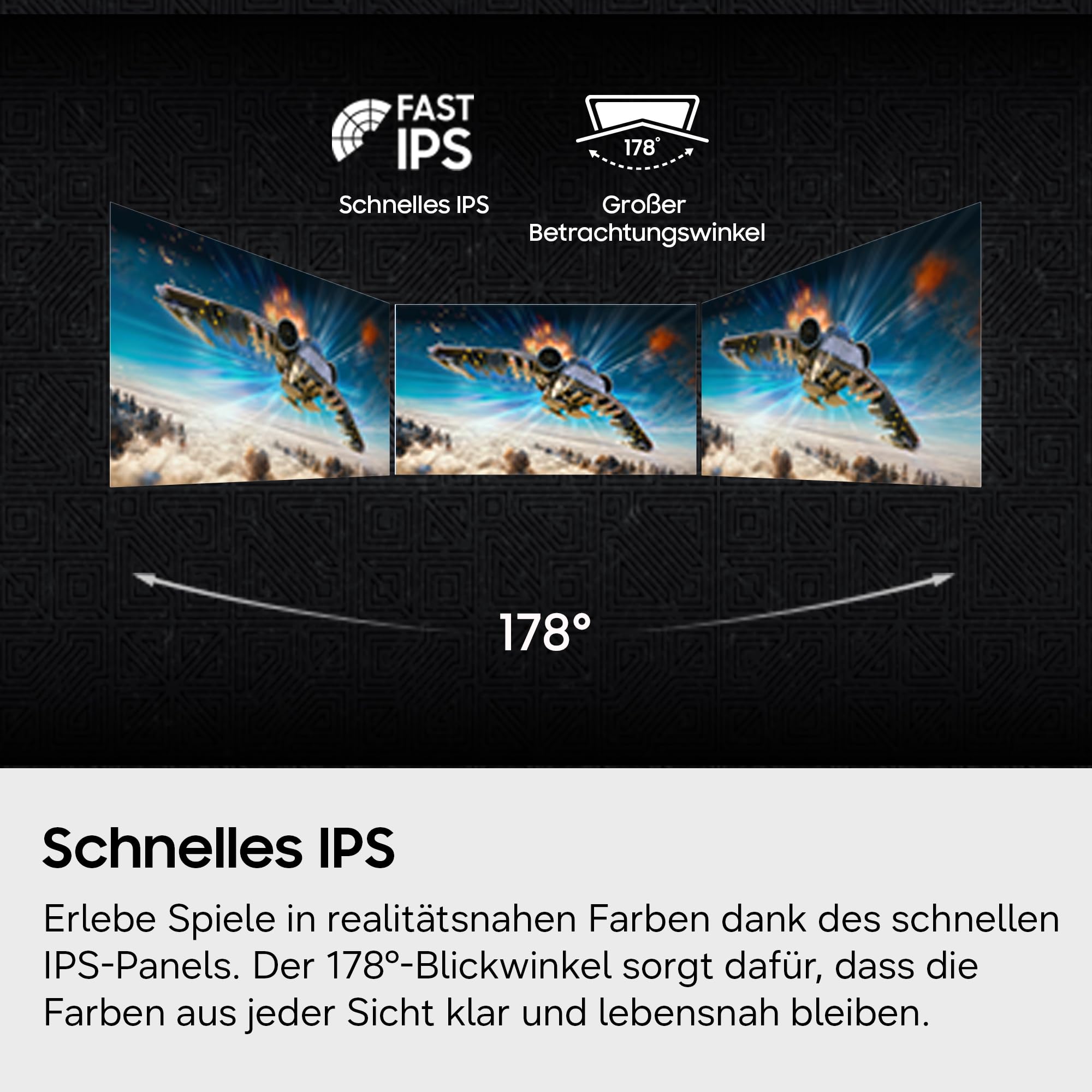 Samsung Odyssey G4 27 Zoll G40H FHD Fast IPS 300 Hz Gaming Monitor | 1080p PC Bildschirm, Reaktionszeit 1 ms, HDR10, AMD FreeSync Premium, Eye Saver Mode, Flicker Free, LS27HG402EUXEN