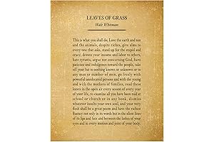 Inspirational Walt Whitman Poster