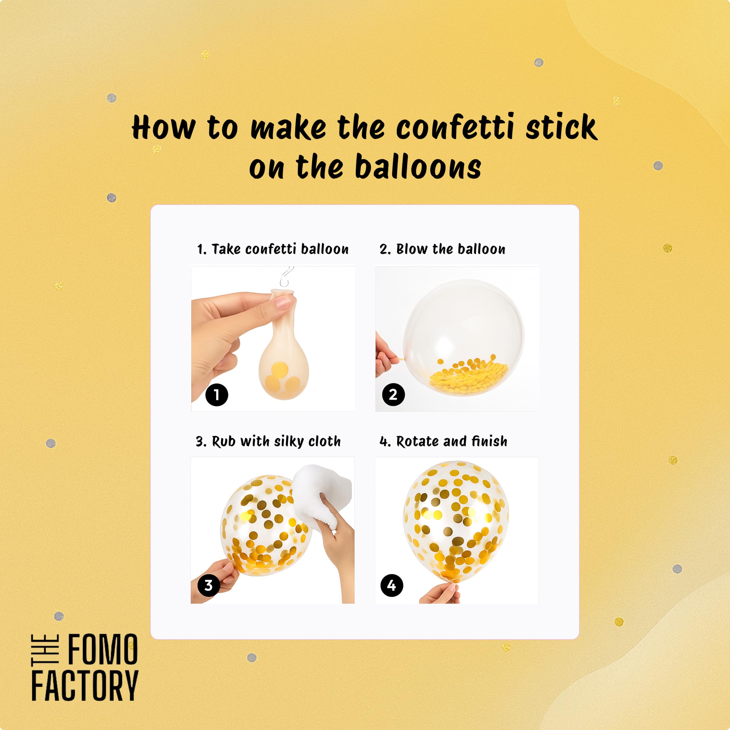 FOMO Factory Birthday Decoration Kit - Balloons & Lights -7 FOMO Factory Birthday Decoration Kit - Balloons & Lights -7