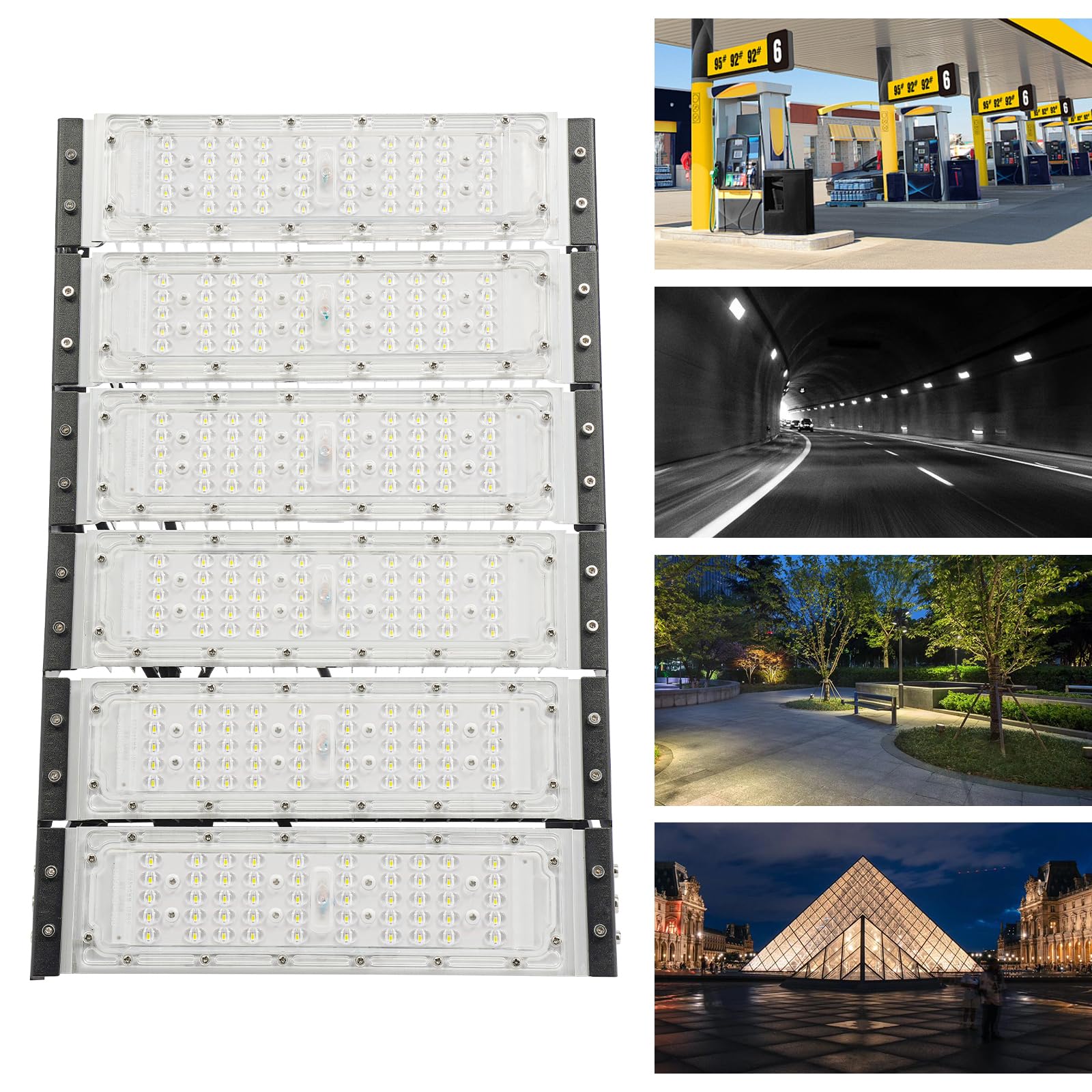 Draußen-Flutlicht,LED Flutlicht,LED-Stadion-Flutlicht Lampensockel kann um 180° gedreht werden,Wasserdichtes Flutlicht