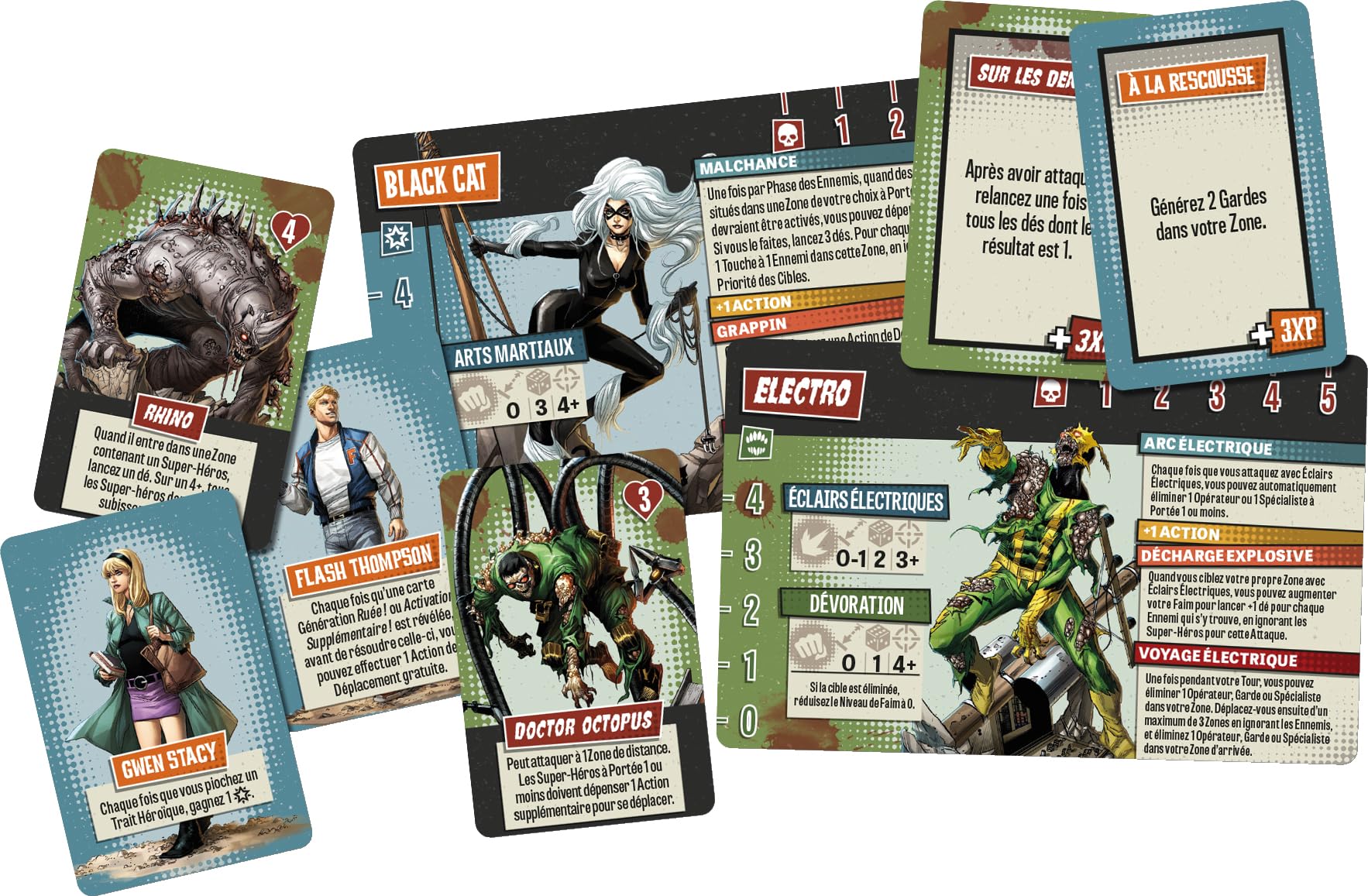 Asmodee - Cmon – Marvel Zombies Erweiterung: Die Schlacht der Sinister Sechs – EIN Zombizid-Spiel – Gesellschaftsspiele mit Figuren – Kooperative Spiele für Erwachsene und Kinder ab 14 Jahren