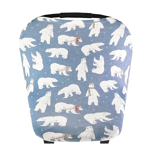 Miniatura 8 de Copper Pearl Funda multiusos: fundas de asiento de automóvil, funda de lactancia y funda de cochecito para el sol, tela elástica, uso para todas las