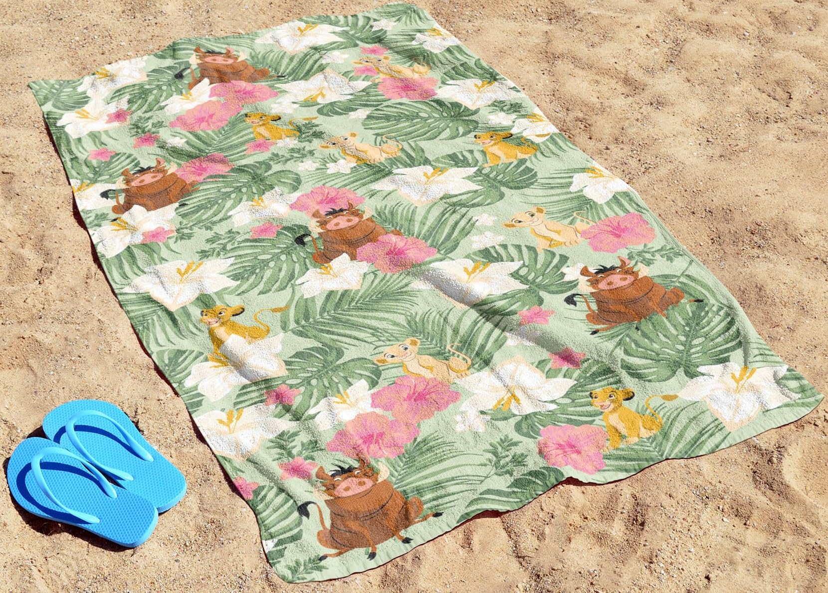 Telo Da Bagno Re Leone - 70x140 Cm, 100% Cotone, Multicolore - Foto 3