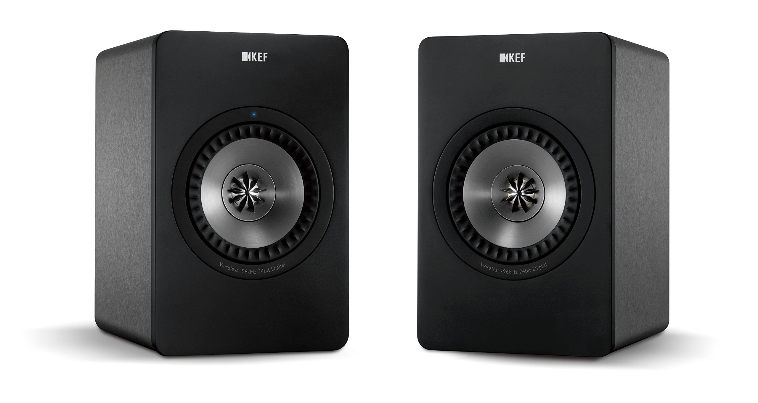 KEF X300A Wireless Digital Hi-Fi Speaker System - Gunmetal Grey (Pair)