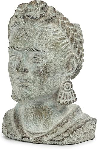Miniatura 9 de Abbott Collection Maceta pequeña de cabeza Einstein, gris (4 x 8 pulgadas)
